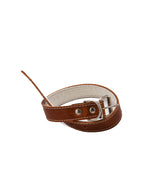 Zgarda de piele pentru caini de talie mare - 60cm x 3cm