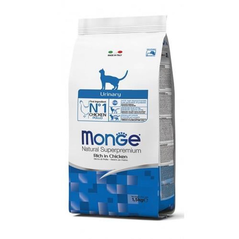 MONGE NATURAL CAT URINARY, 1,5 kg