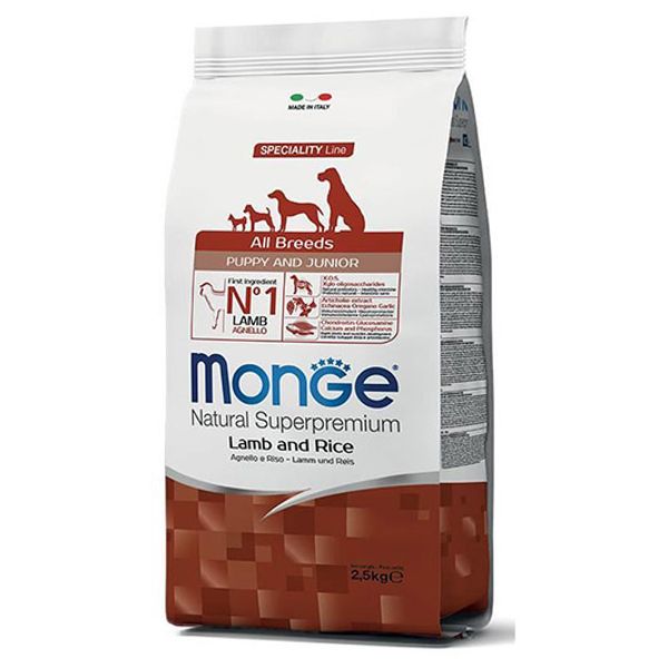 MONGE NATURAL ALL BREEDS PUPPY (MIEL, OREZ)