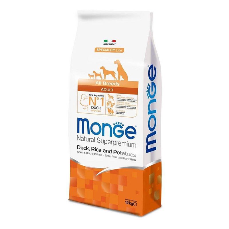 MONGE NATURAL ALL BREEDS ADULT (RATA, OREZ, CARTOF), 12 kg