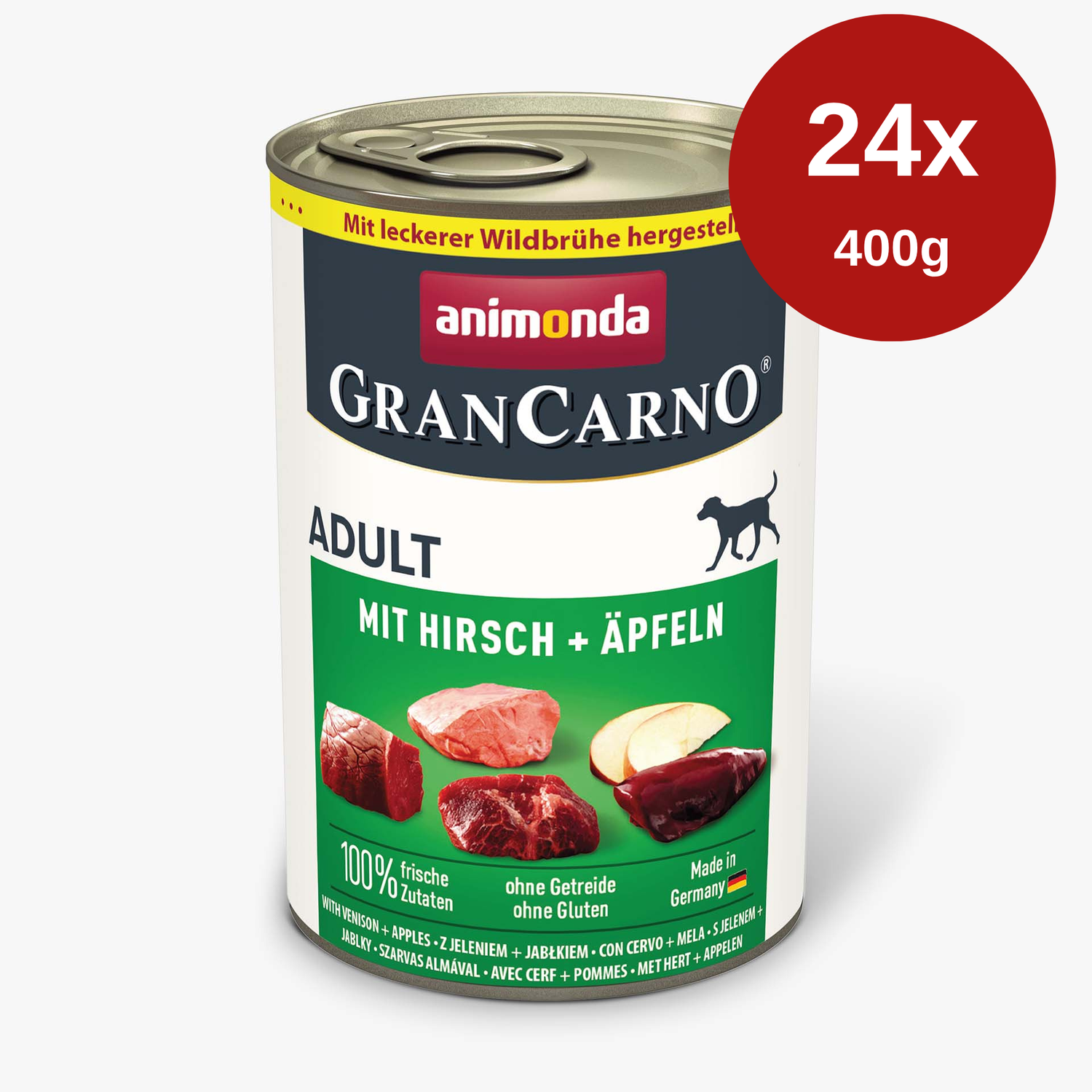 Hrana umeda pentru caini GranCarno Adult CAPRIOARA - MAR 24 x