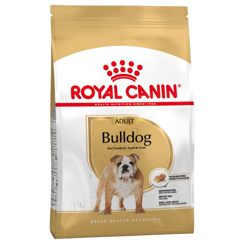 Mancare uscata pentru caini Royal Canin Breed Bulldog Adult
