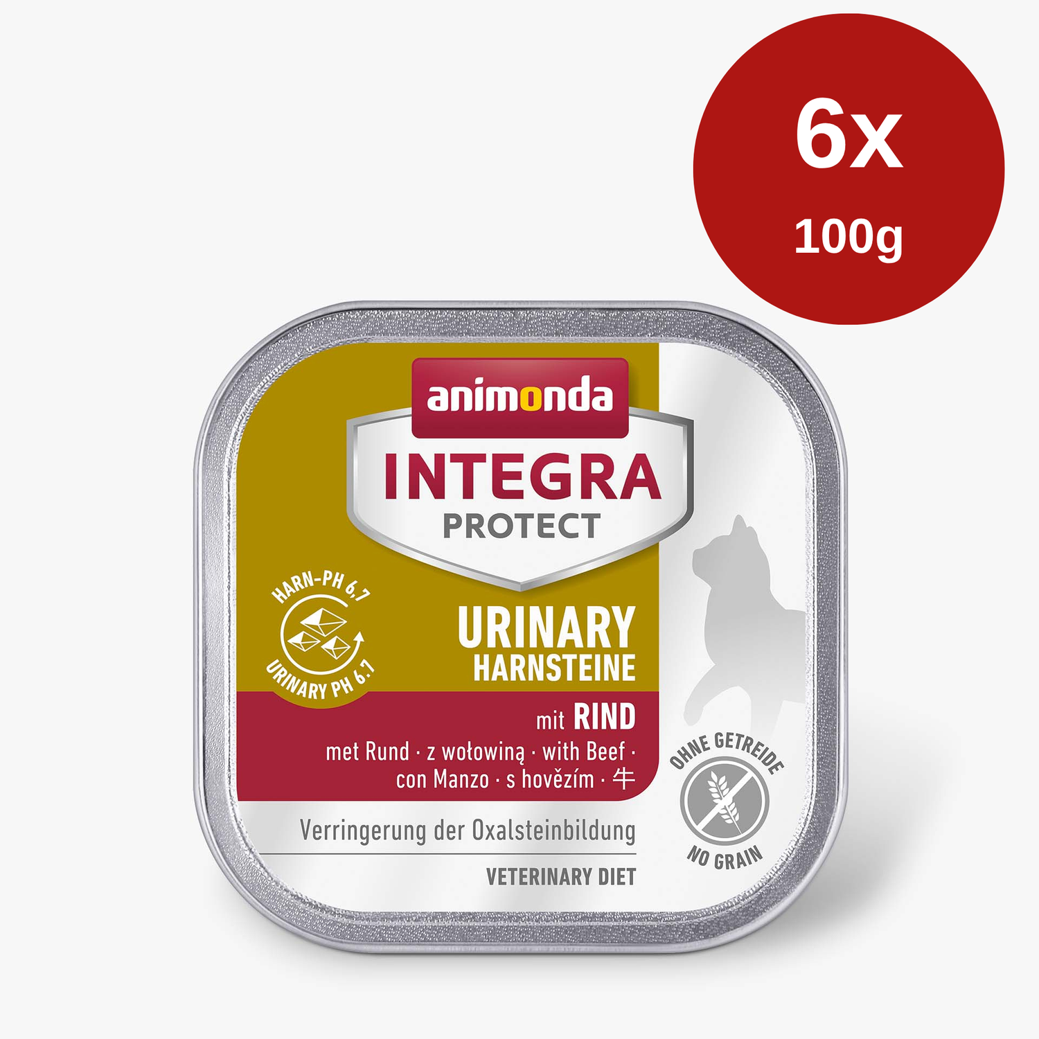 Hrana umeda pentru pisici Integra Protect Urinary Adult Vita 6 x 100gr