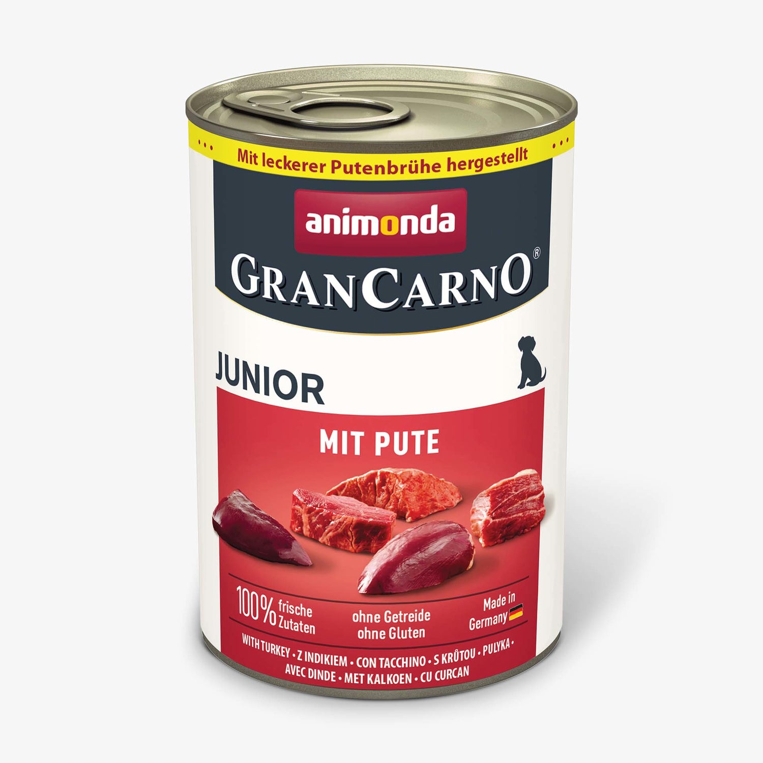 Hrana umeda pentru caini Grancarno Junior Curcan