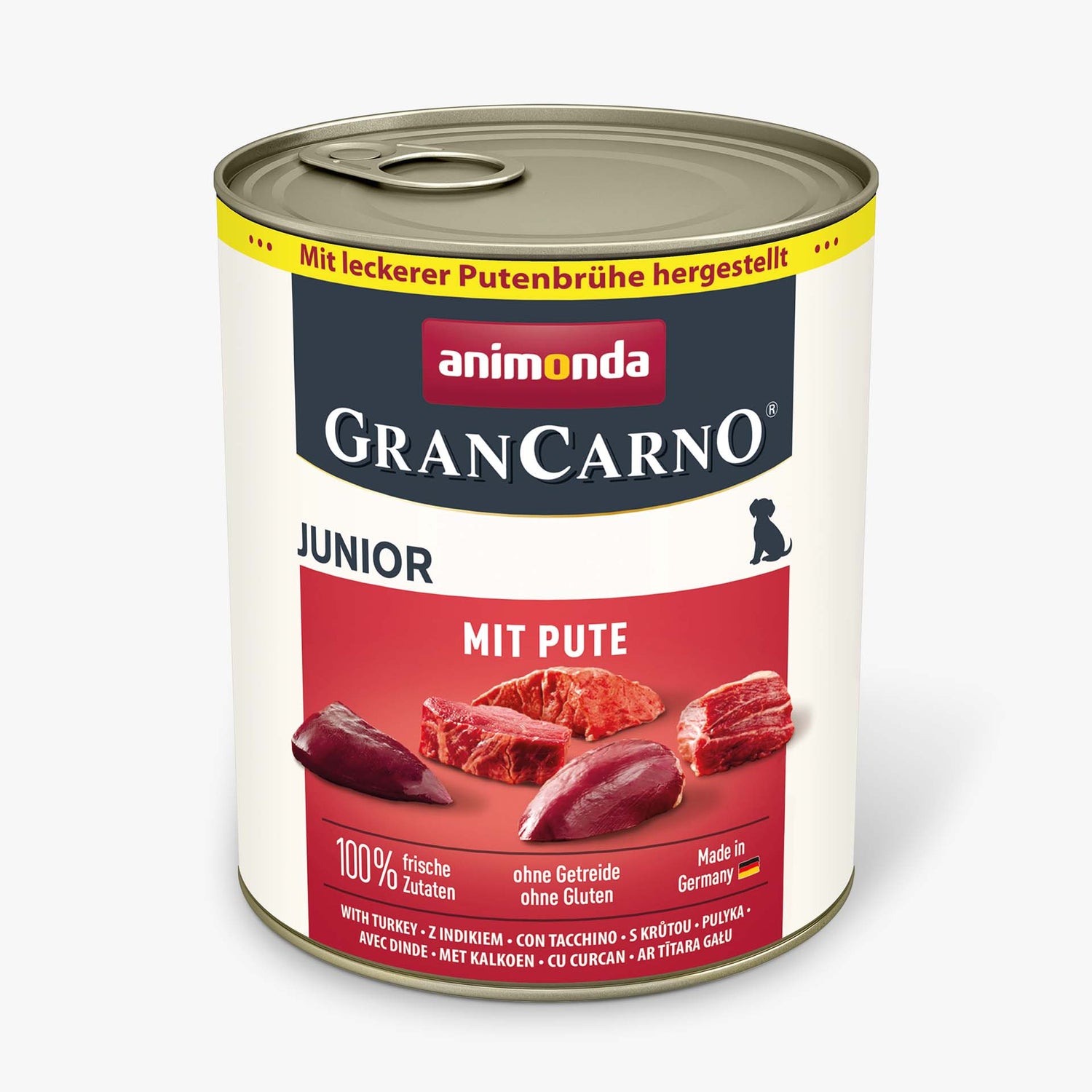 Hrana umeda pentru caini Grancarno Junior Curcan