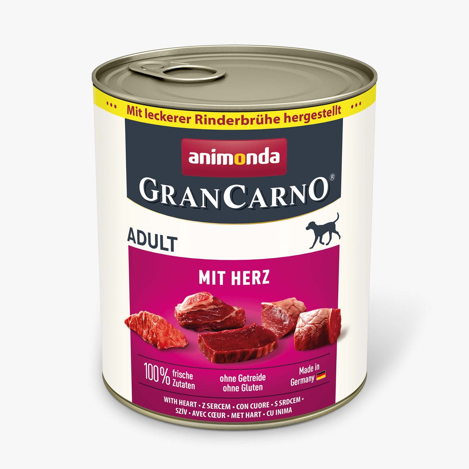 Hrana umeda pentru caini Grancarno Adult Dog Inima