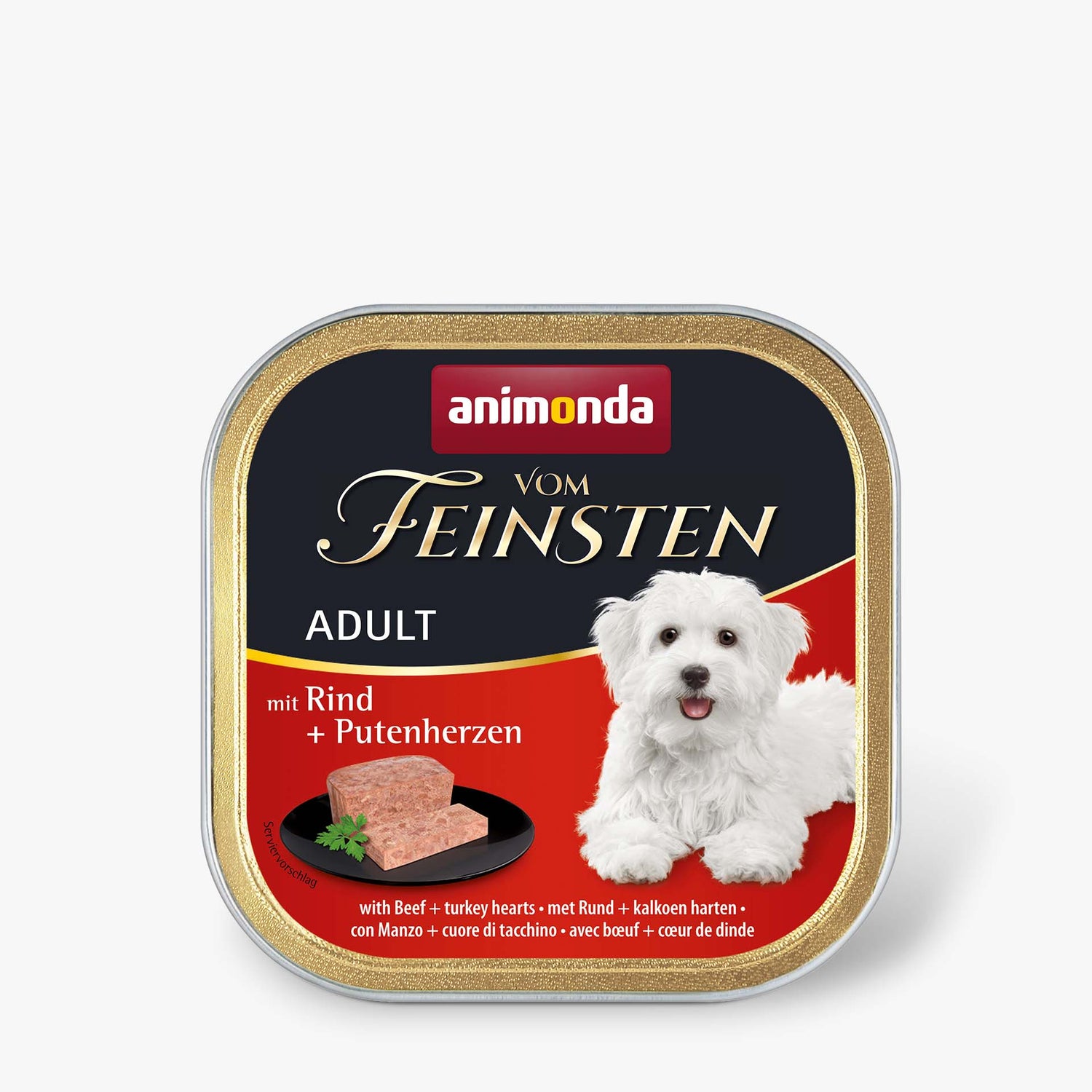 Hrana umeda pentru caini Vom Feinsten Classic Vita + Inima Curcan 150 gr