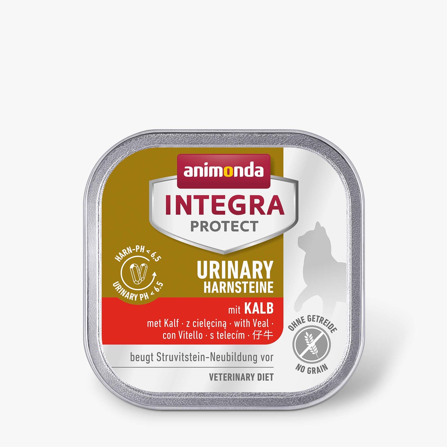 Hrana umeda pentru pisici Integra Protect Urinary Adult Vitel 100gr