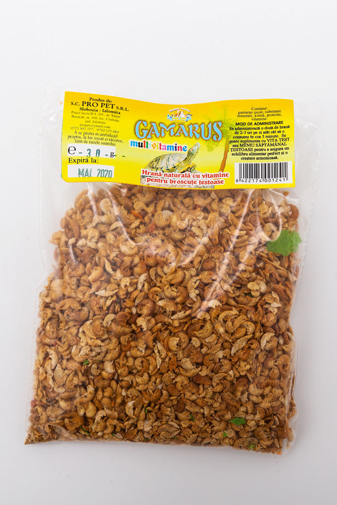 Hrana naturala pentru broscute testoase Gamarus 30gr