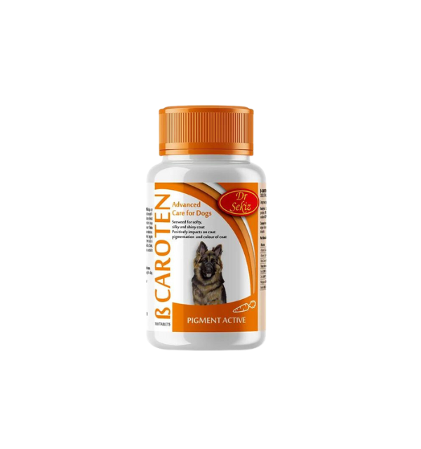 Beta- Caroten& Seaweed, Suplimente nutritionale vitamino-minerale pentru caini, 100 tablete