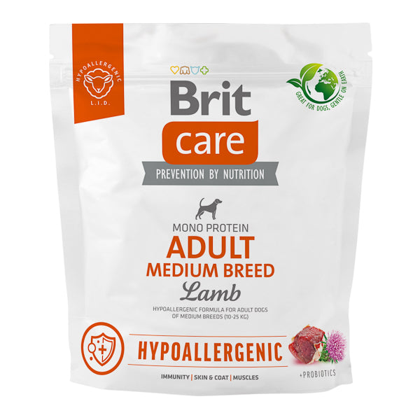Brit Care Dog Hypoallergenic Adult Medium Breed 1 kg