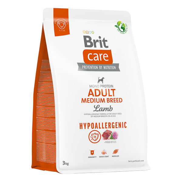Brit Care Dog Hypoallergenic Adult Medium Breed 3 kg