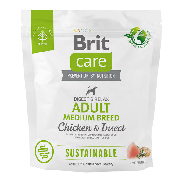 Brit Care Dog Sustainable Adult Medium Breed 1 kg