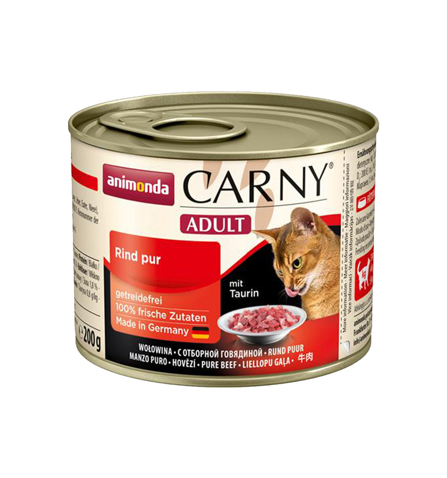 Hrana umeda pentru pisici Carny Adult, Vita, 200g