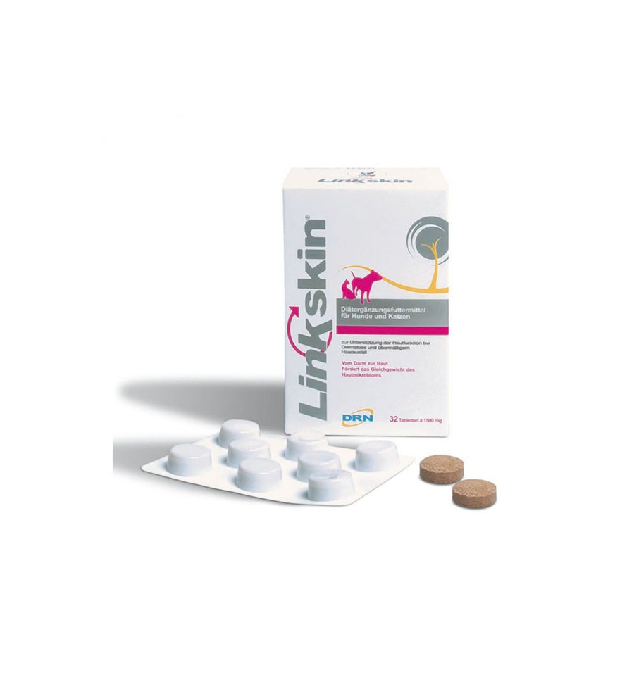 Drn Linkskin, 32 tablete - Eficient in dermatoze si in caderea parului