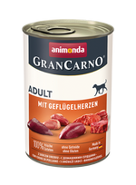 Hrana umeda pentru caini GranCarno Adult Dog Inima + Curcan 400 gr