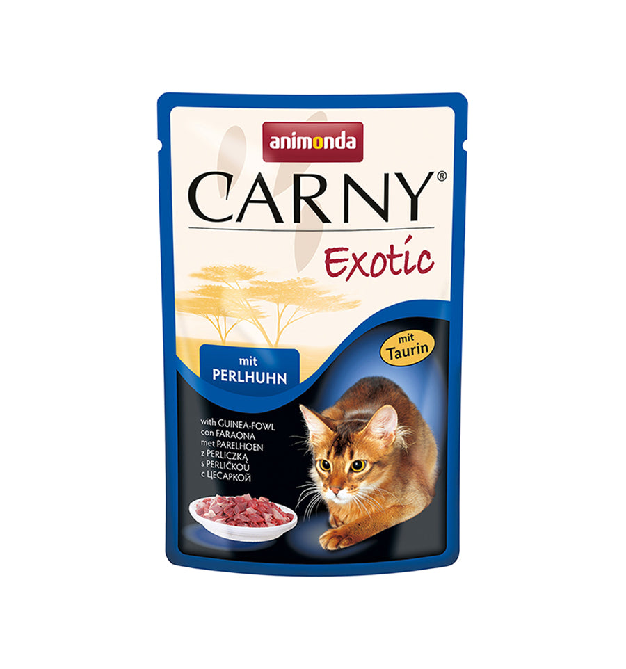 Animonda Carny Exotic Guinea Fowl Wet Cat Food 85g