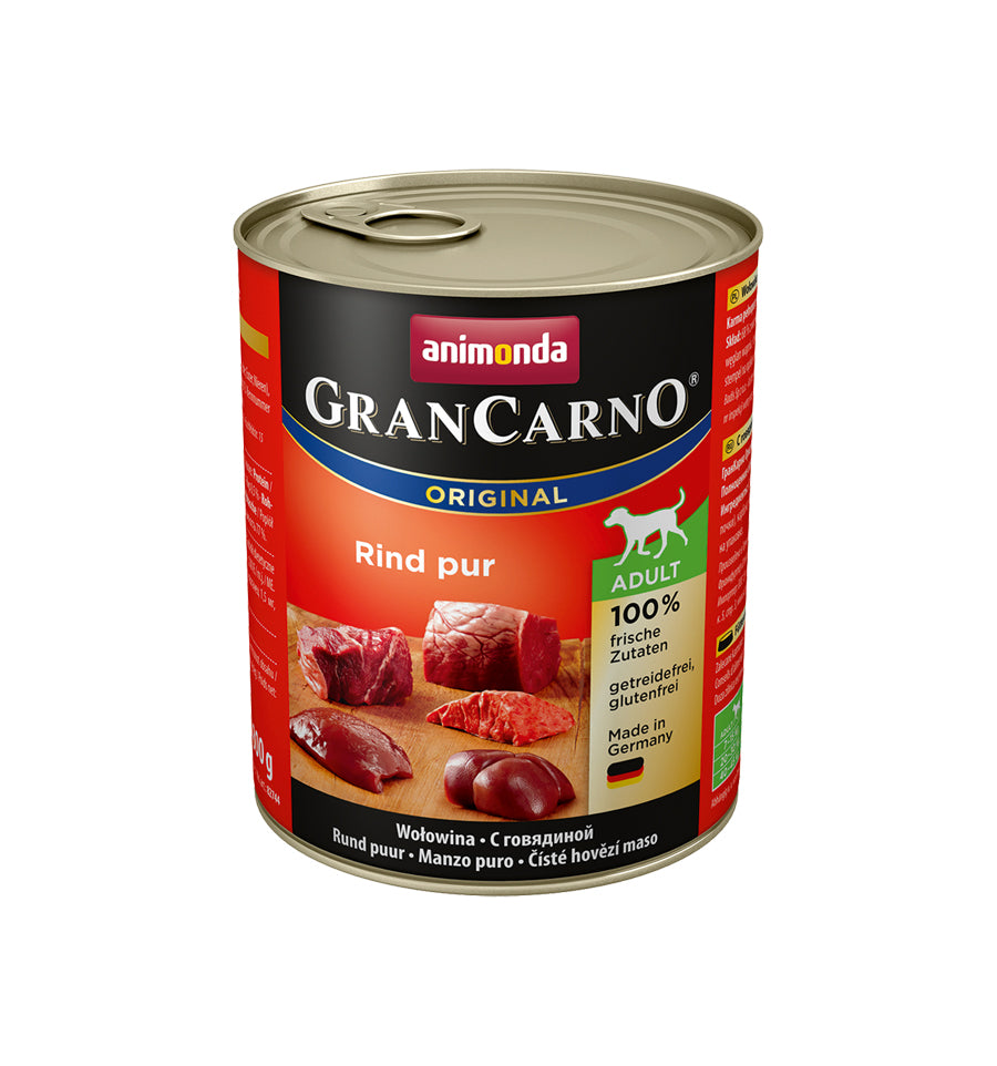 Hrana umeda pentru caini Grancarno Adult Dog Vita 800 gr