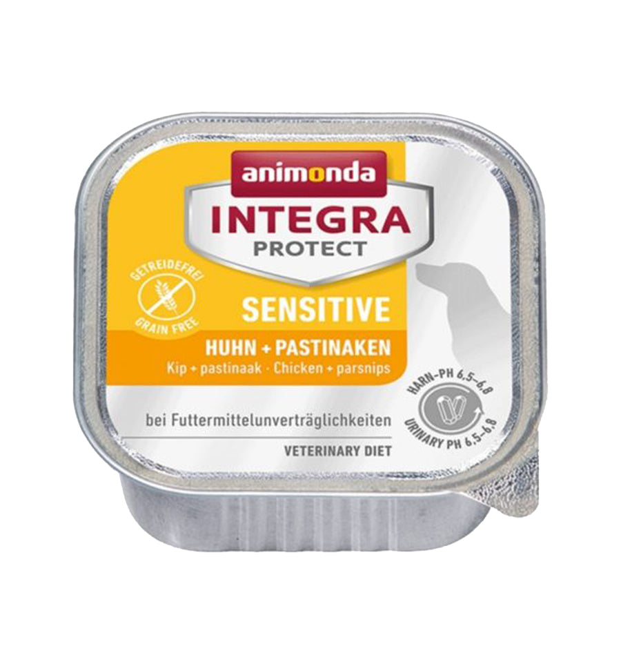 Mancare umeda pentru caini Integra Protect Sensitive Pui 150gr