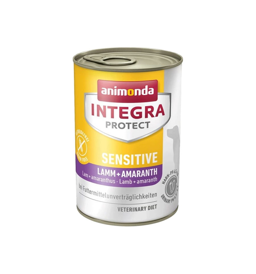 Hrana umeda pentru caini Integra Protect Sensitive Miel + Amarant 400 gr