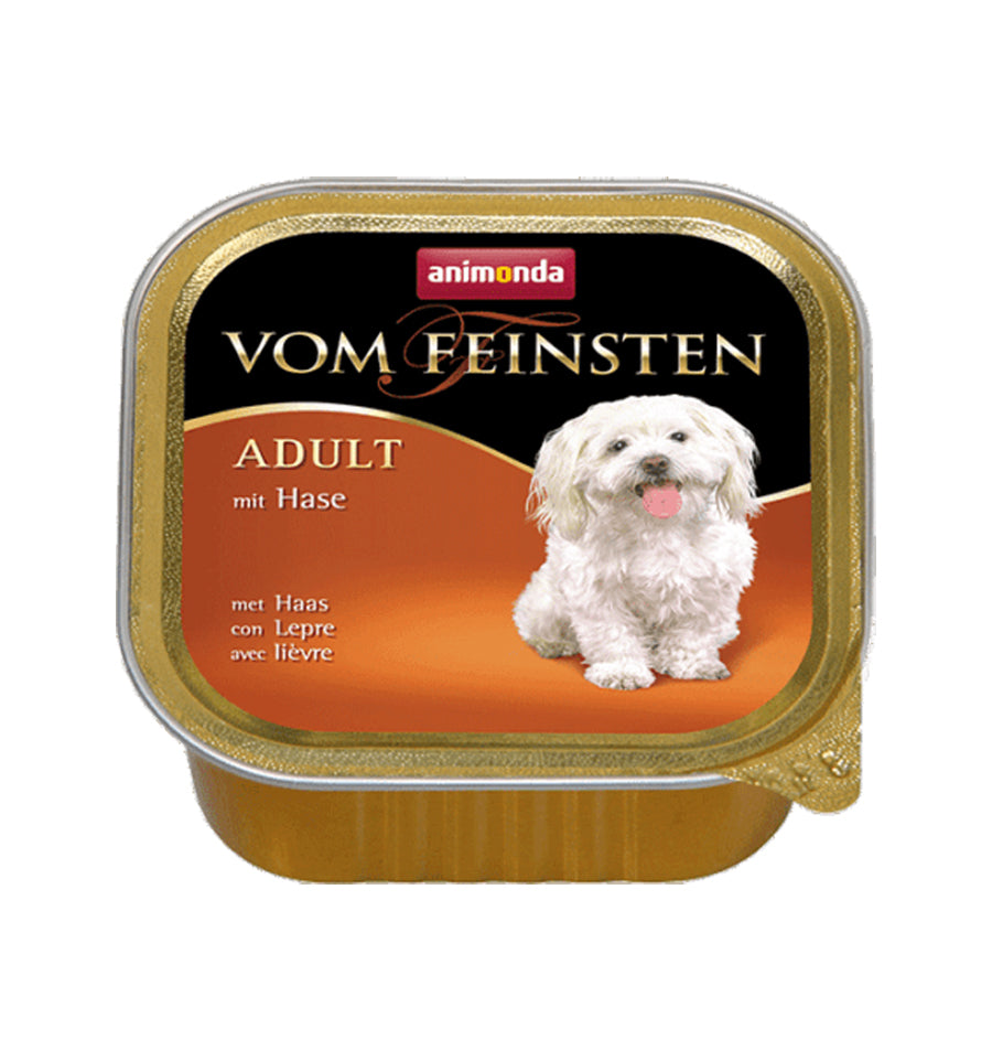 Hrana umeda pentru caini Vom Feinsten Forest Iepure 150 gr