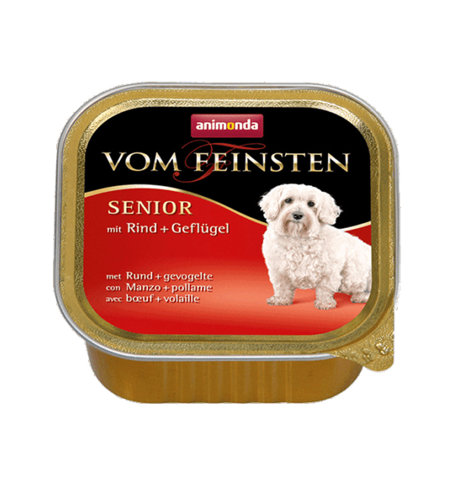 Hrana umeda pentru caini Vom Feinsten Senior Vita + Pui 150 g