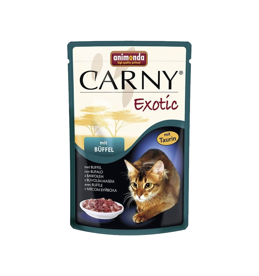 Mancare umeda pentru pisici Animonda Carny Exotic Bivol 85gr