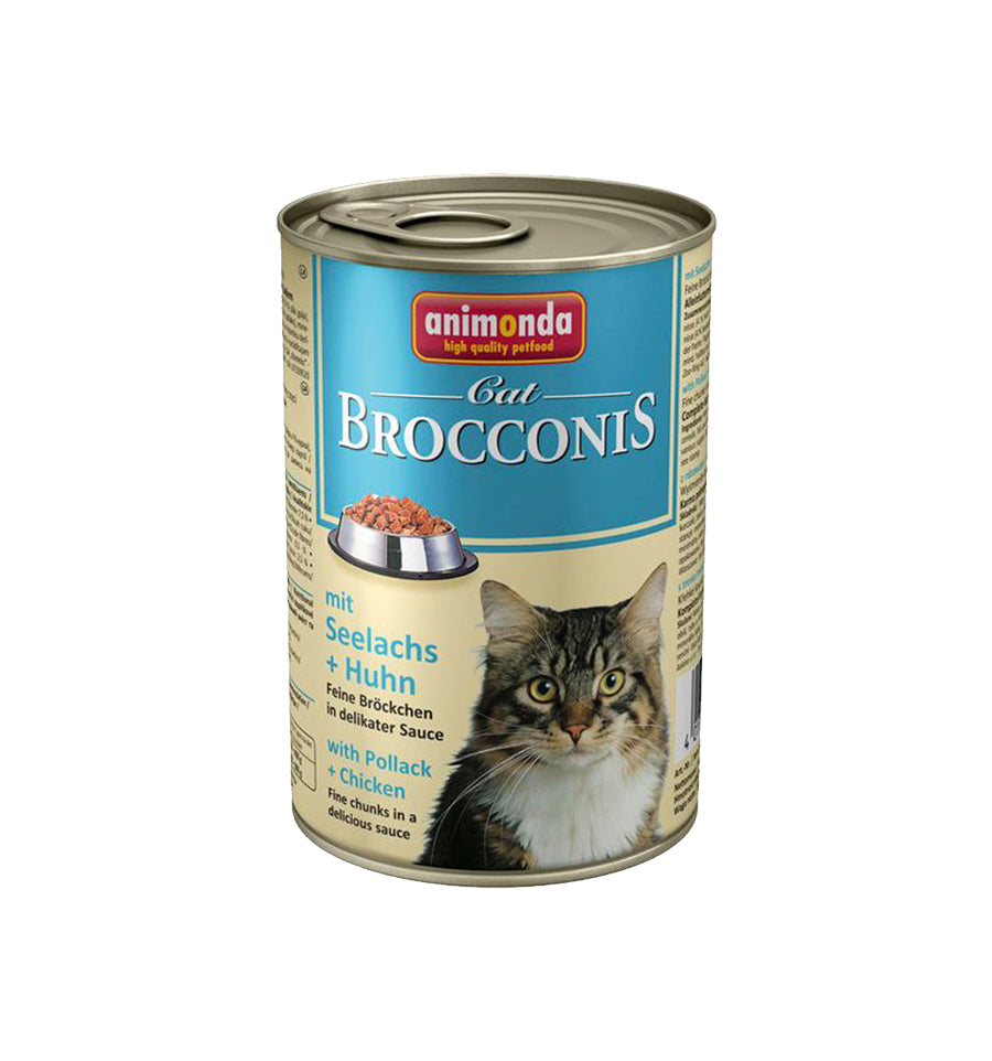 Brocconis Wet Cat Food Fish + Poultry 400g