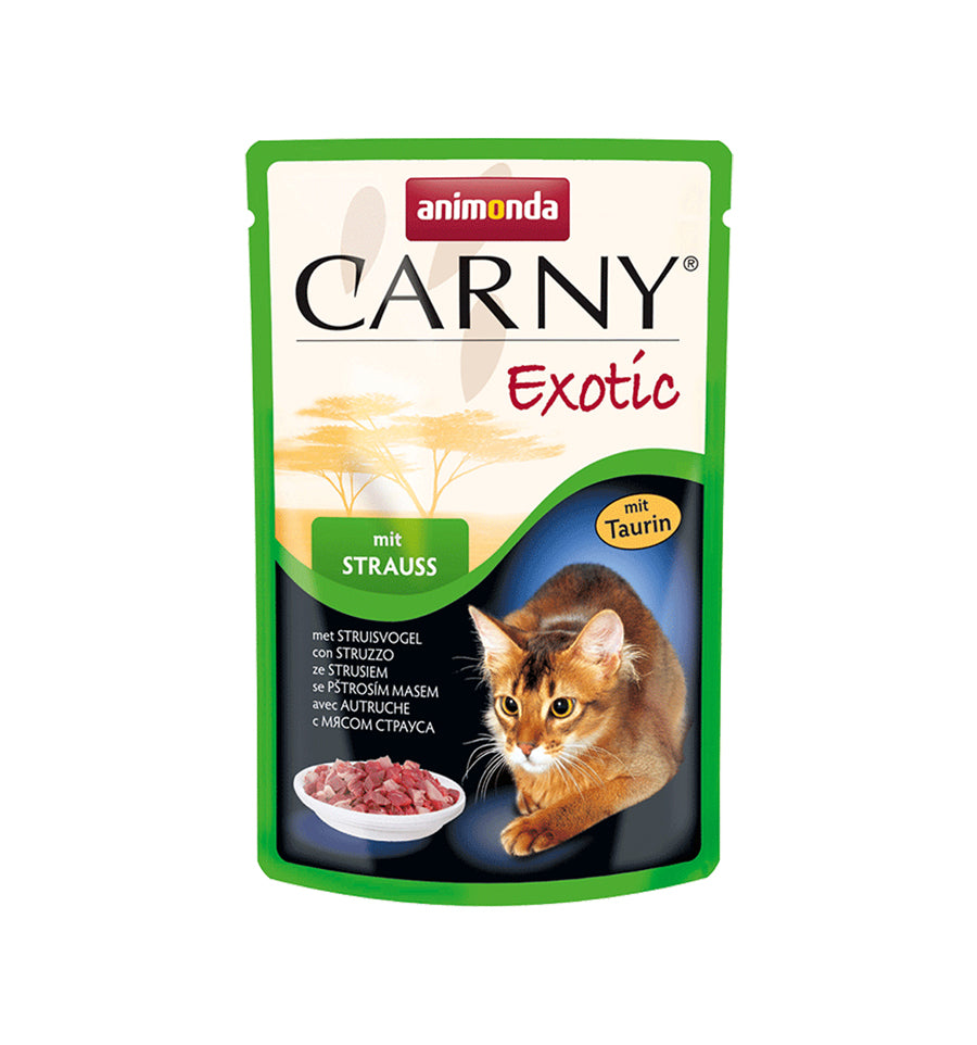 Animonda Carny Exotic Ostrich Wet Cat Food 85g