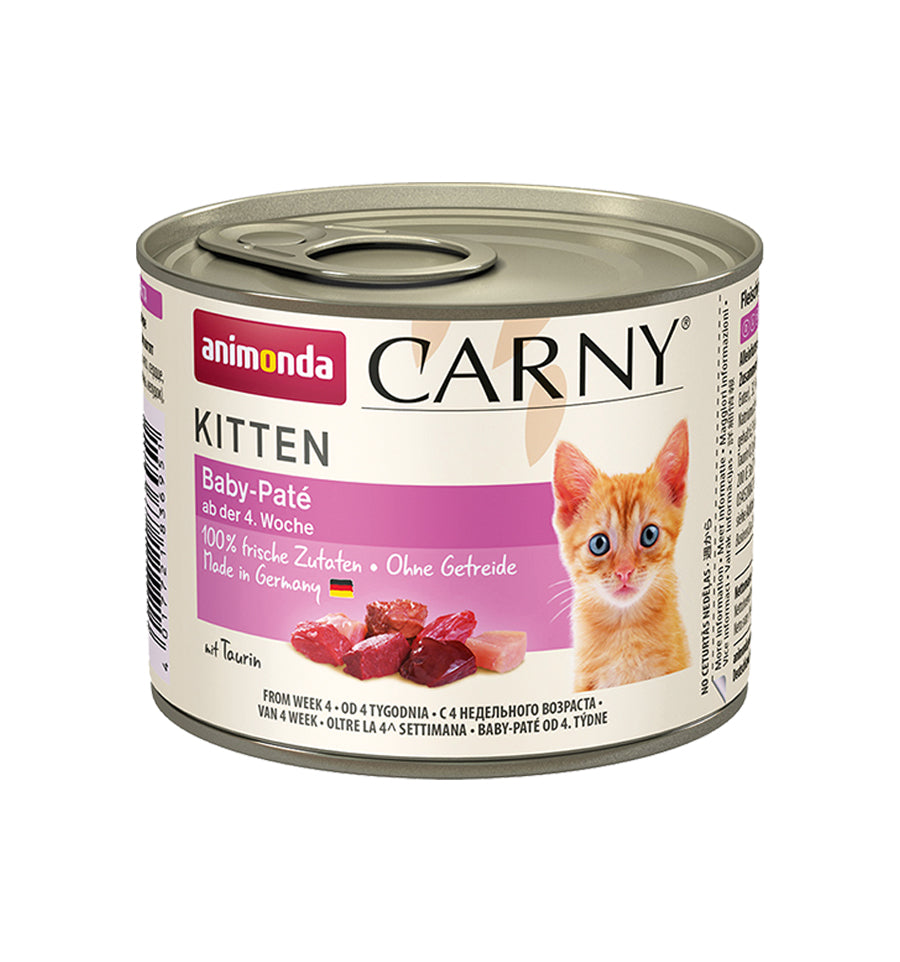 Mancare umeda pentru pisici Carny Kitten Baby Pate 200gr