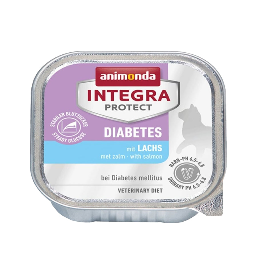 Mancare umeda pentru pisici Integra Protect Diabetic Somon 100gr