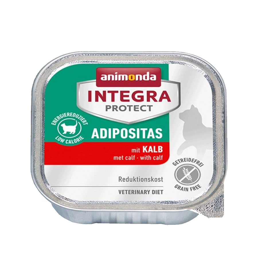 Hrana umeda pentru pisici Integra Protect Obezitate Vitel 100gr