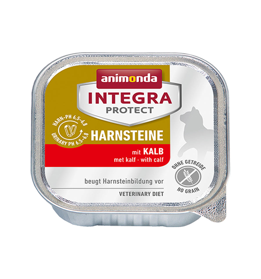 Hrana umeda pentru pisici Integra Protect Urinary cu Vitel 100g