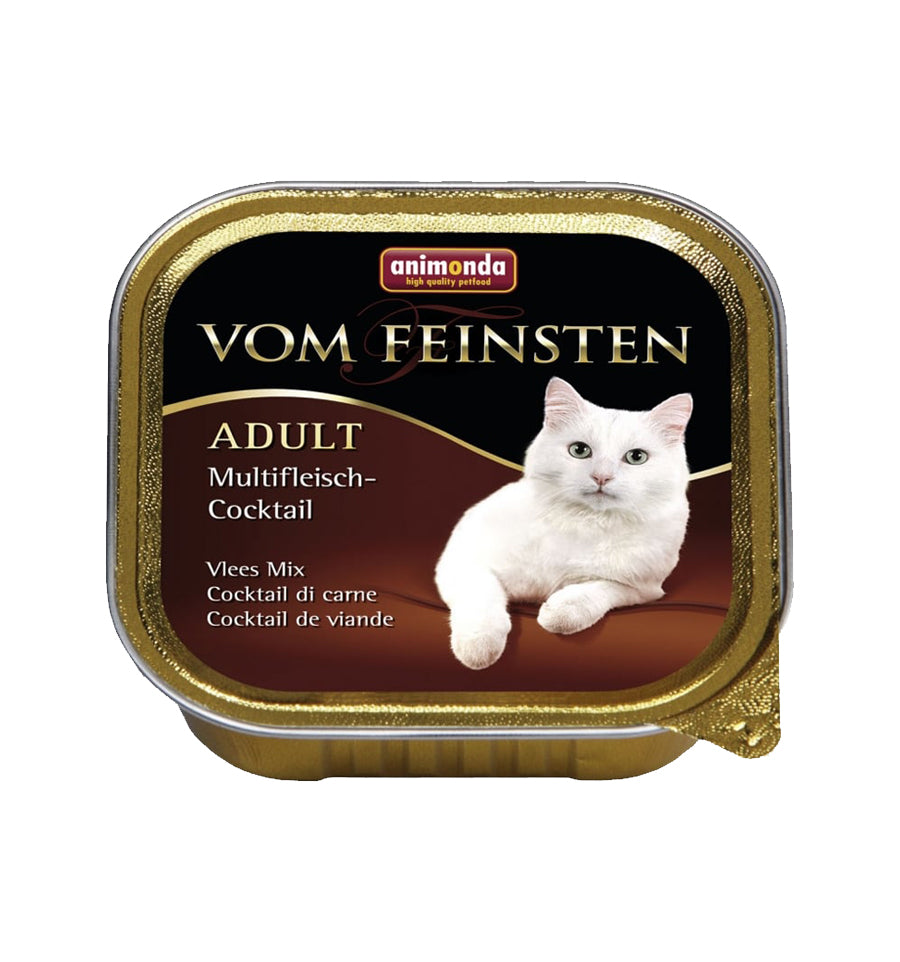 Hrana umeda pentru pisici Vom Feinsten Adult Multicocktail 100g