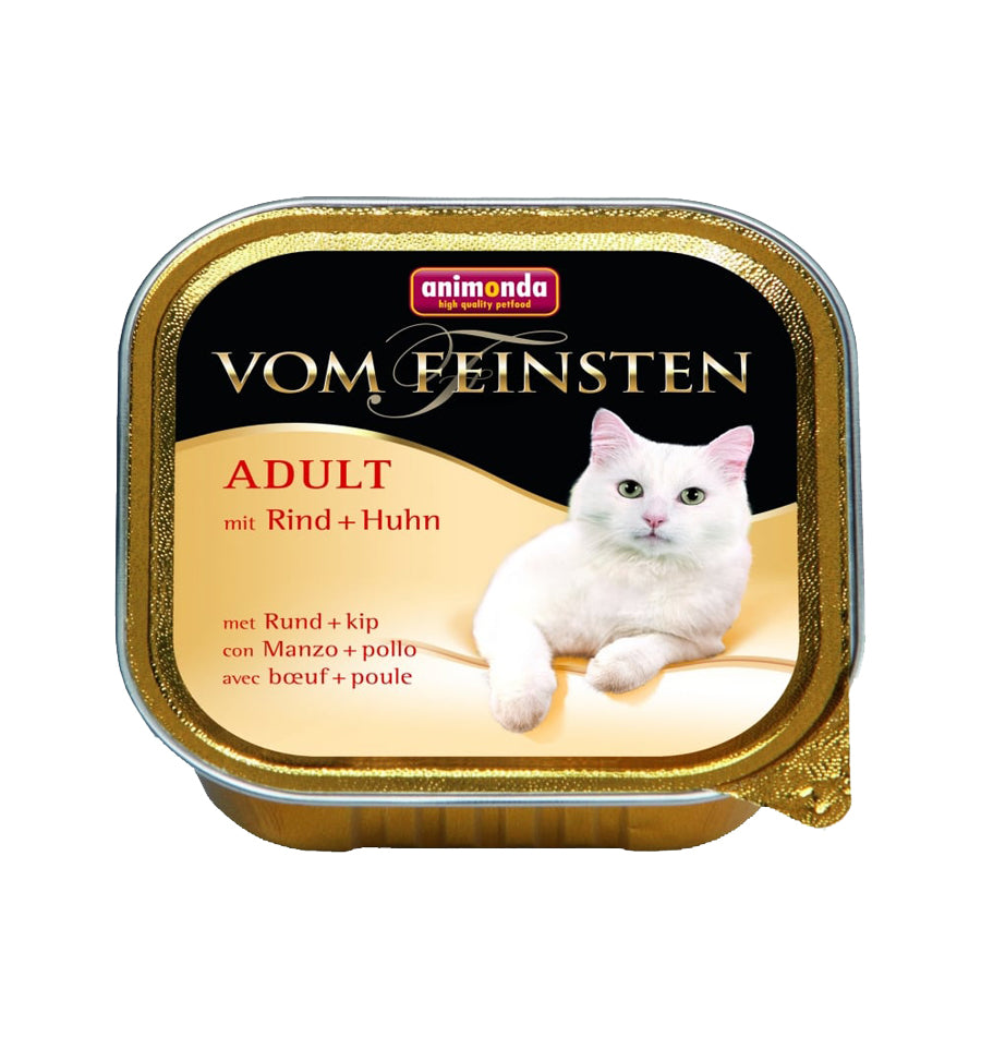 Hrana umeda pentru pisici Vom Feinsten Cat Vita + Pui 100gr