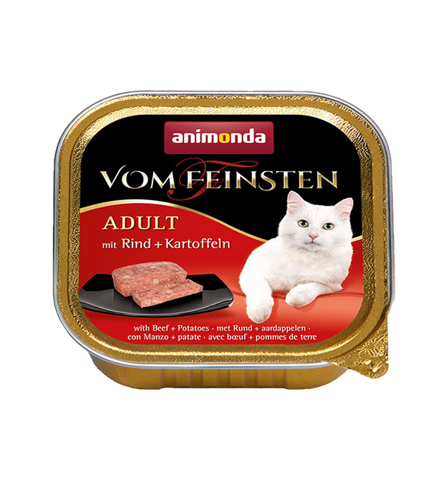 Hrana umeda pentru pisici Vom Feinsten, Menue Vita + Cartofi, 100g