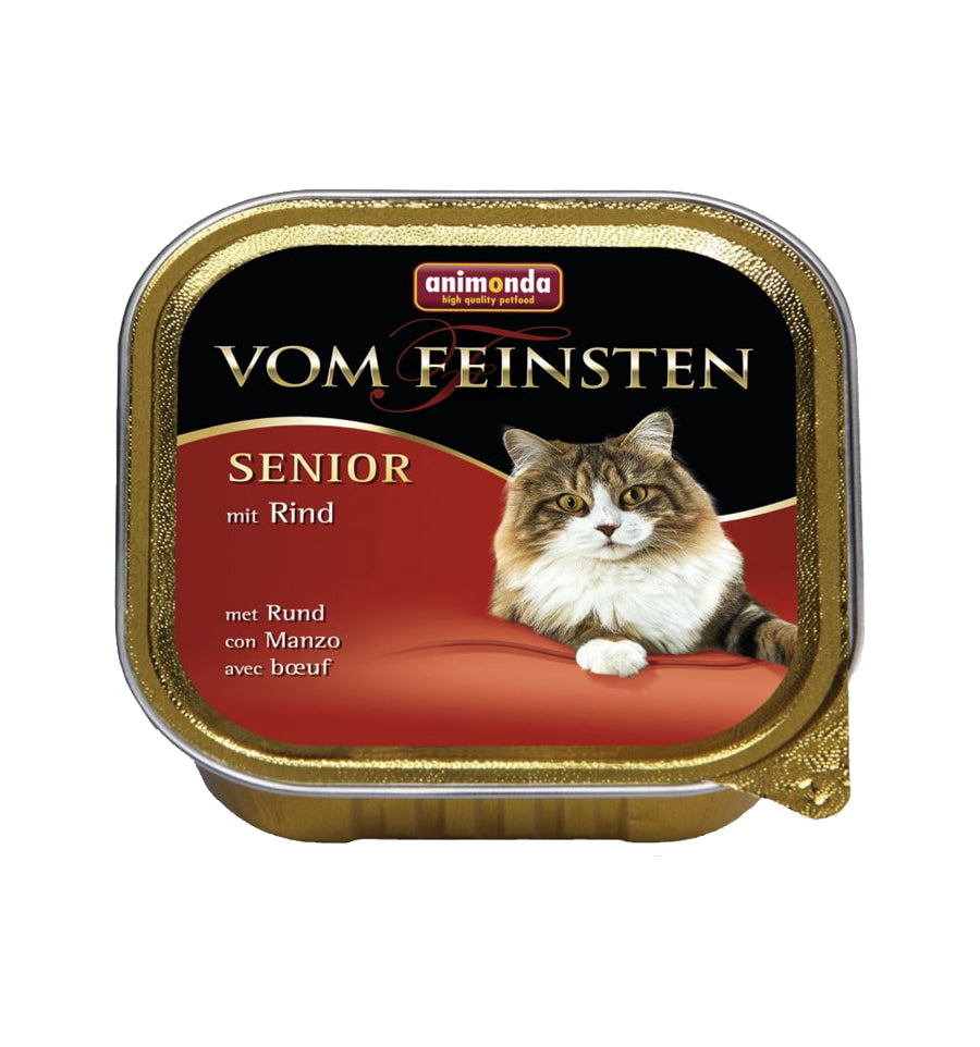 Hrana umeda pentru pisici Vom Feinsten Senior Vita 100gr