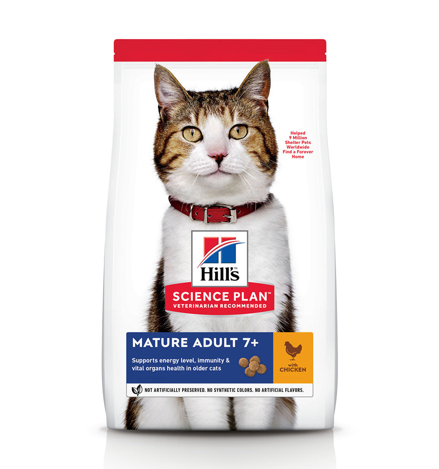 Hrana pentru Pisici, Hill's SP Feline Mature, cu Pui, 10 Kg