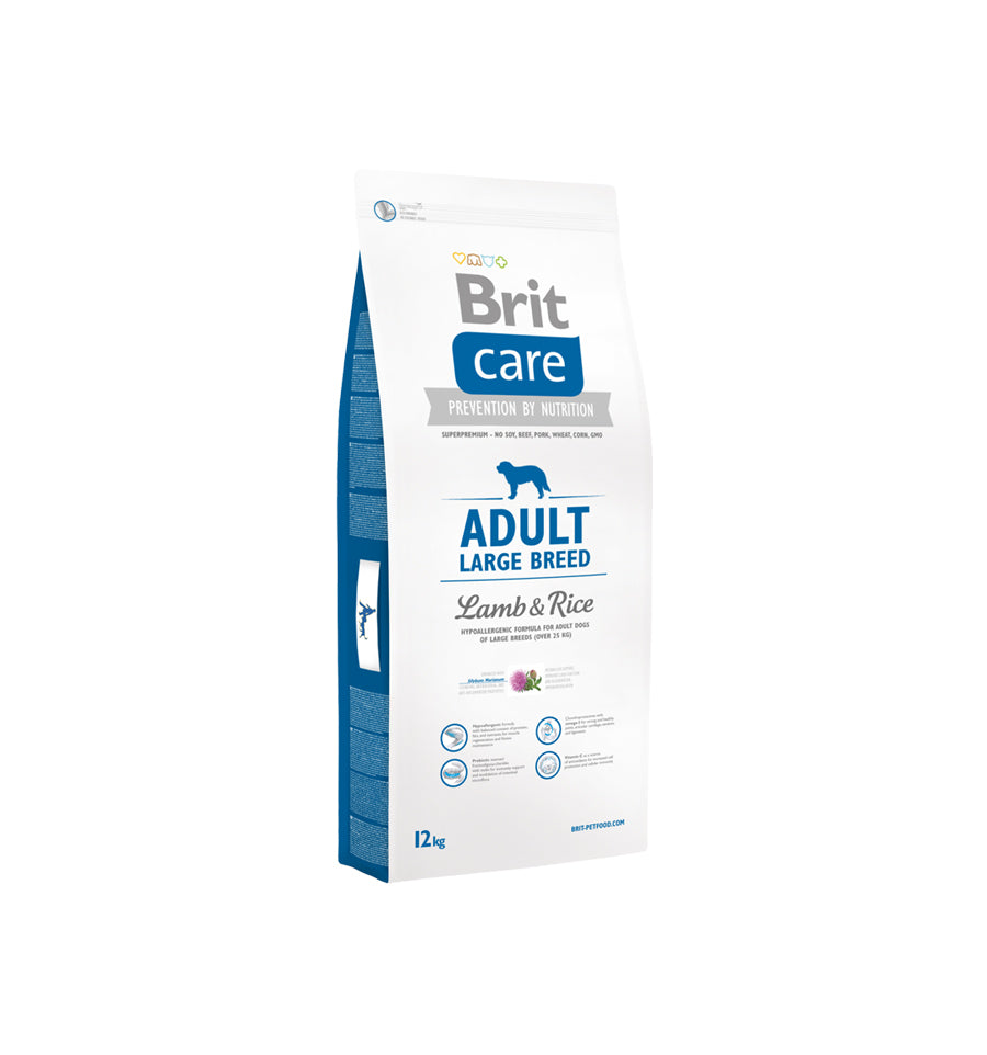 Mancare pentru caini, Brit Care Adult Large Breed Lamb & Rice, 12 kg