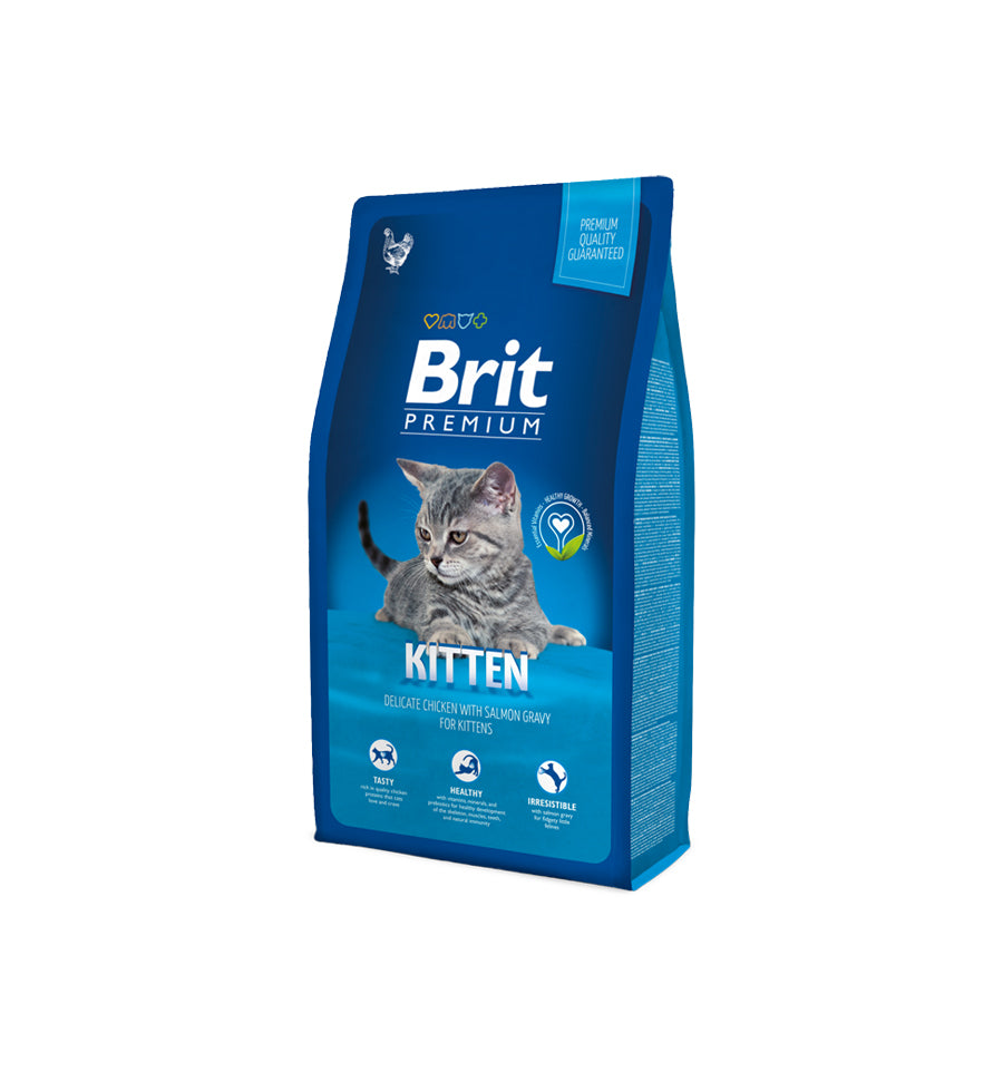 Mancare uscata pentru pisici Brit Premium, Kitten, 8 Kg