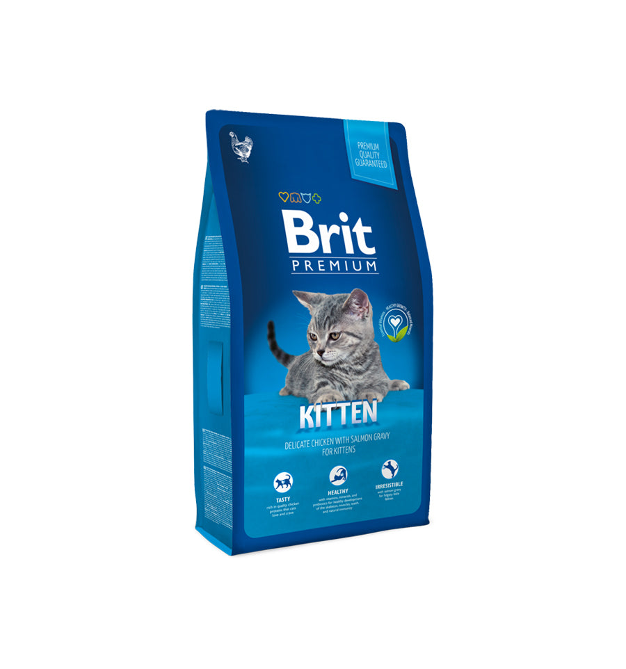 Hrana uscata pentru pisici Brit Premium, Kitten, 8 Kg
