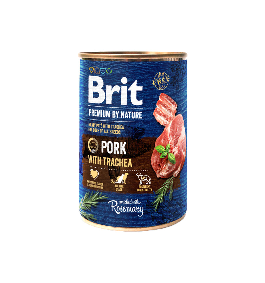 Hrana umeda pentru caini Brit Premium by Nature, Porc 400g