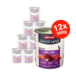 Hrana umeda pentru caini Grancarno Senior Manzat + Miel 12x800gr