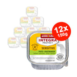 Hrana umeda pentru caini Integra Protect Sensitive Curcan + Pastarnac 12x150gr