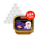 Hrana umeda pentru caini Vom Feinsten Dog Menue Miel + Cereale 24x150 gr