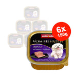 Hrana umeda pentru caini Vom Feinsten Dog Menue Miel + Cereale 6x150 gr