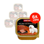 Hrana umeda pentru caini Vom Feinsten Junior Ficat de Pasare 6x150 gr