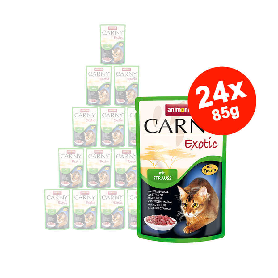 Hrana umeda pentru pisici Animonda Carny Exotic Strut 24x85gr