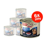 Hrana umeda pentru pisici Carny Cat Adult Peste + Radacina Patrunjel 6x200gr