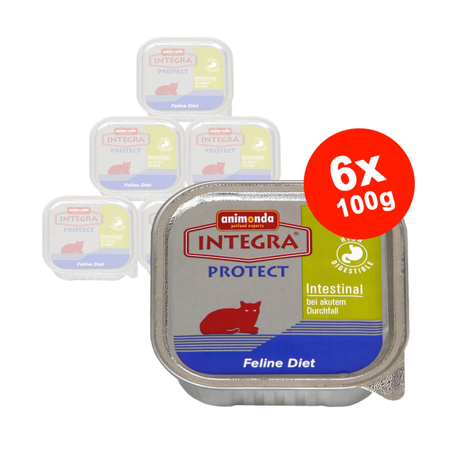 Hrana umeda pentru pisici Integra Protect Intestinal 6x100gr